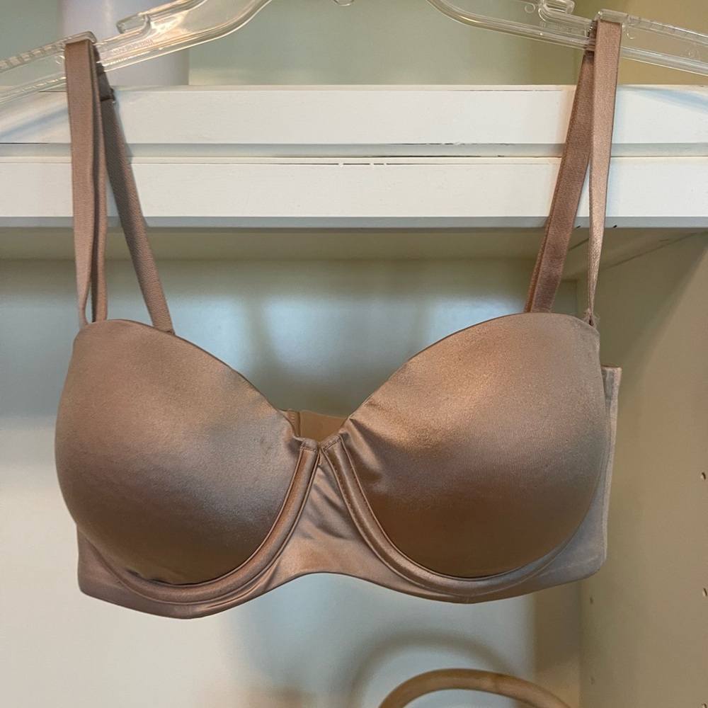 Soma Tan T-Shirt Bra with Underwire Support